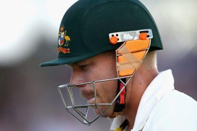 David Warner was booed even as he scored just five runs in the first innings of the Old Trafford Test. Ryan Pierse / Getty Images