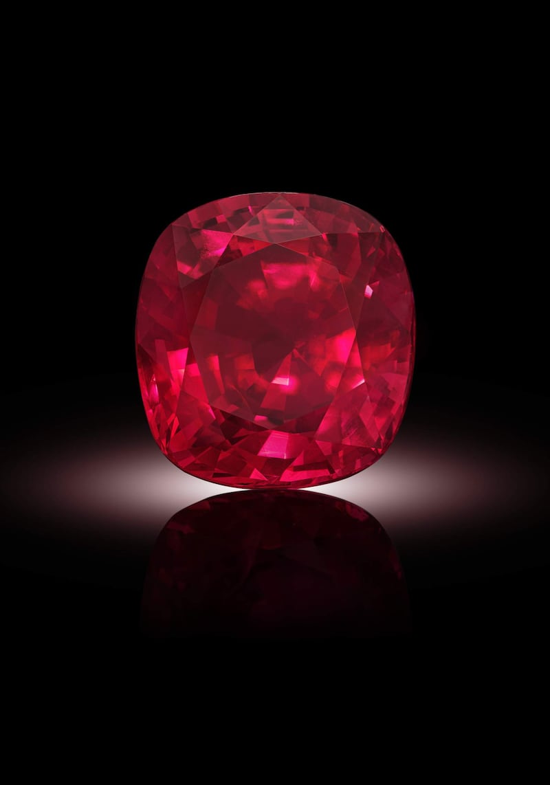 The Estrela de Fura is the world's largest gem-quality ruby. Photo: Sotheby's