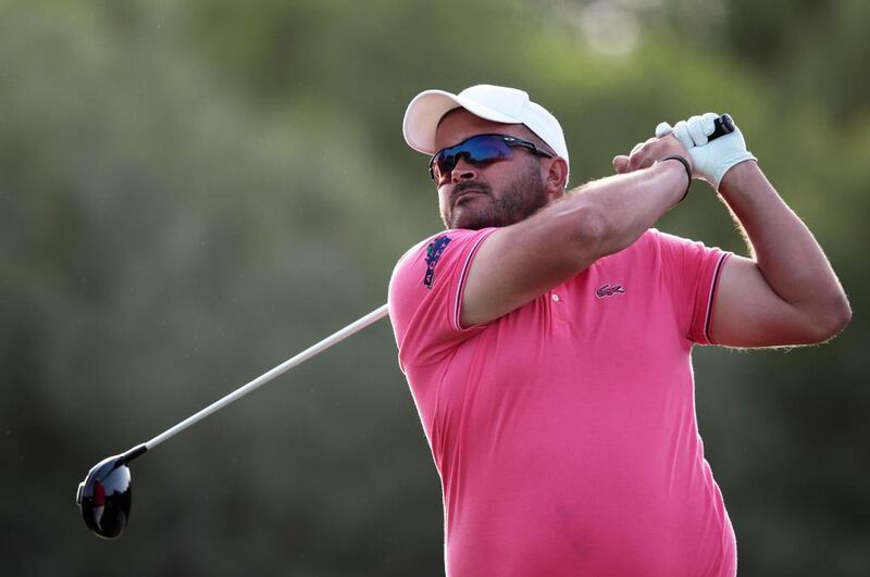 Faycal Serghini of Morocco, pictured during the first round of the Trophee du Hassan II on March 22, 2012, shot a four-under 69 to take the first-round lead at the Royal Golf Dar Es Salam Open on Tuesday. Ross Kinnaird / Getty Images