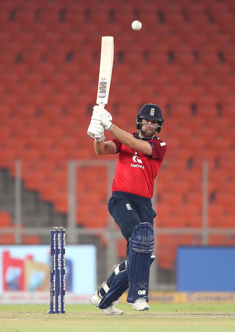 England's Dawid Malan top-scored for England with 68. Getty