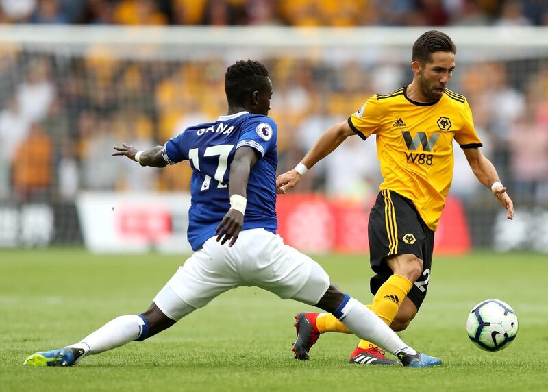 Joao Moutinho - Wolves.  A player of pedigree having won Euro 2016 with Portugal and the Europa League with Porto, he formed an effective midfield partnership with countryman Ruben Neves in the 2-2 draw with Everton having arrived from Monaco in the summer.  “They are integrating,” said manager Nuno Espirito Santo. “We train the way we play, so they are always going to be together. We can hope that it gets even better because four weeks they have worked side by side, they still have things to improve." Getty Images