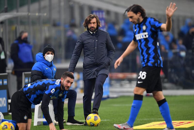 Juventus coach Andrea Pirlo. Reuters