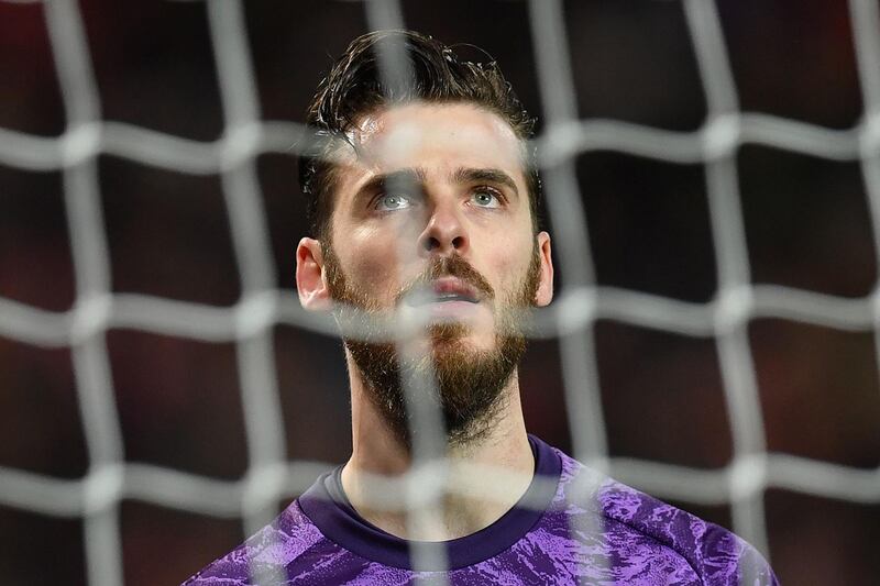 Manchester United's Spanish goalkeeper David de Gea, £375,000 per week. AFP