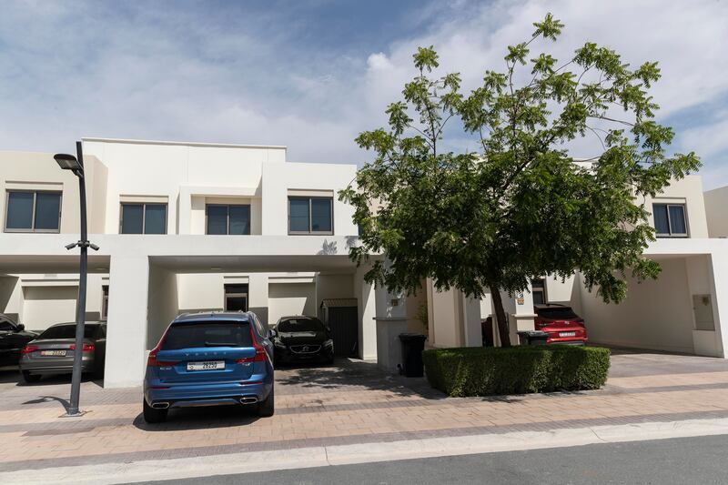 The carport with room for two vehicles