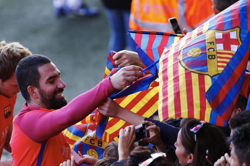Arda Turan has struggled to hold down a first team place at Barcelona since moving to the club in July 2015. Alejandro Garcia / EPA