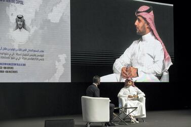 KBW Ventures chairman Prince Khaled bin Alwaleed Bin Talal Al Saud tells the Sharjah Entrepreneurship Forum early-stage companies are well catered to in terms of funding, but more growth capital is needed. Antonie Robertson / The National