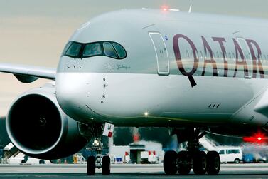 Qatar Airways reported a wider full-year loss of 7 billion Qatari riyals amid the Covid-19 pandemic. AP.
