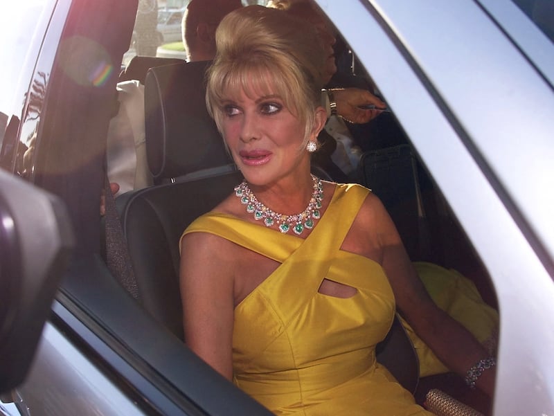 Ivana Trump at Cannes Film Festival on the French Riviera in May 2000. AFP