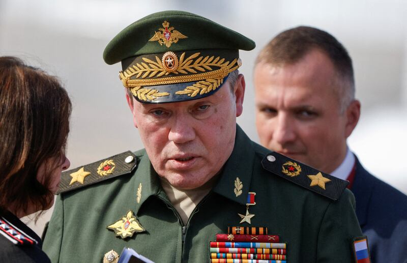 Gen Valery Gerasimov might have hoped to oversee the war from the comfort of Moscow, but he will now be much closer to the front line. Reuters
