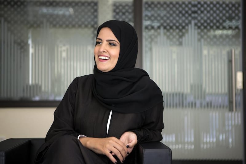Alia Al Mazrouei, who runs three companies, including her family firm. Christopher Pike / The National