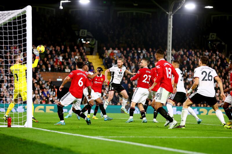 Tim Ream 7: American defender is cult figure with Fulham fans and his named boomed out regularly from stands. Relieved when Martial ghosted in front him in first half but sent glancing header over bar. Denied goal when De Gea palmed his header over bar. Getty