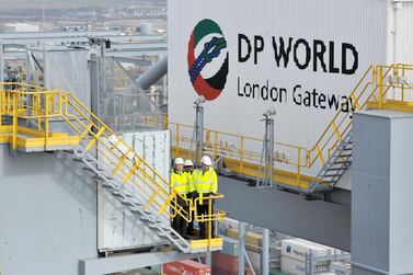 DP World London Gateway in 2016. DP World's brand value grew 17 per cent to $1.1 billion. Getty Images