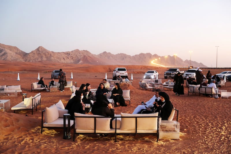 The Uncommon is one of the latest desert dining pop-ups in the UAE. Pawan Singh / The National