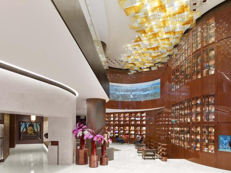The lobby at the St Regis Istanbul, Turkey. Courtesy Starwood Hotels