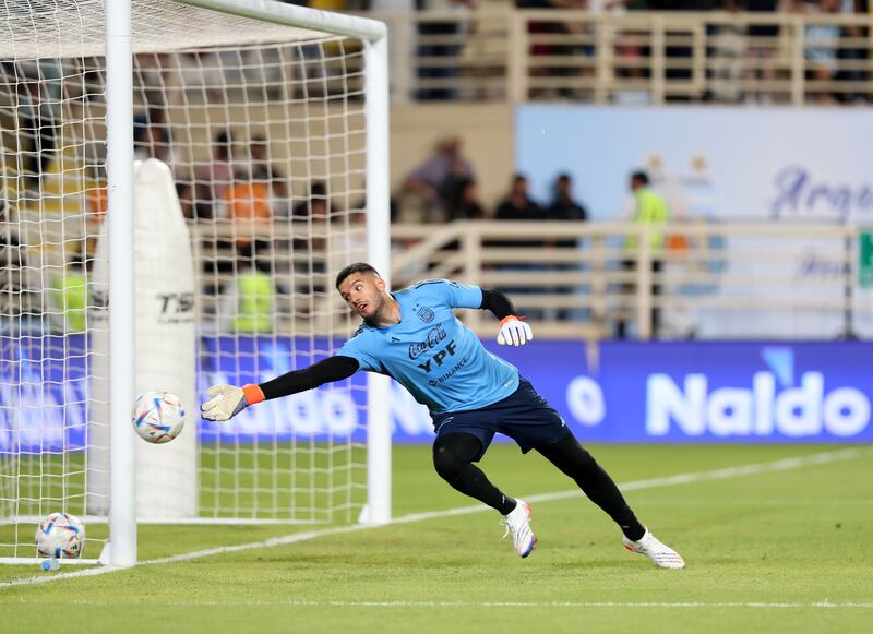 Argentina goalkeeper Geronimo Rulli.