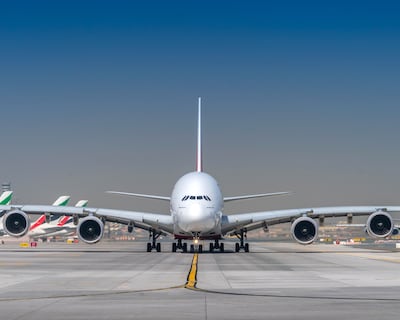 Emirates is flying its superjumbo to 19 cities in September and October, with more destinations to be added from November. Photo: Emirates