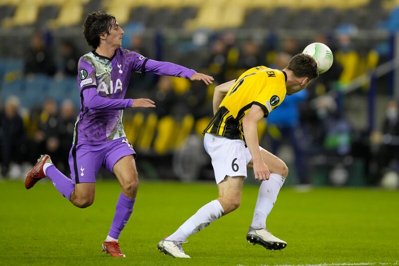 Bryan Gil - 6: Risky challenge in box after 12 minutes had Vitesse claiming a penalty but referee having none of it. Struck crossbar with swirling shot straight after half-time which was easily closest Spurs came to scoring. Showed no urgency to try and stop Maximillian Wittek scoring winner. AP