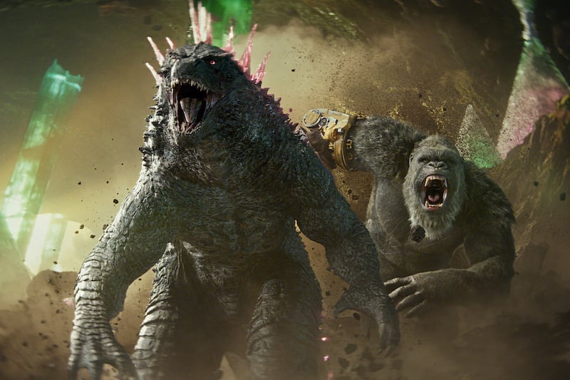 The mega-monsters return for the latest instalment of the heavyweight film franchise. AP