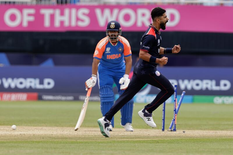 India are already through to the Super Eight stage and could be joined there by co-hosts USA at the T20 World Cup. AP
