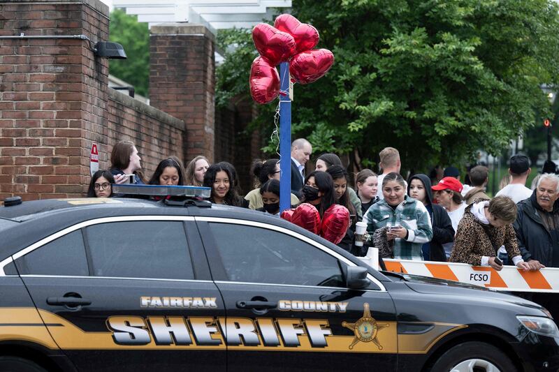 Depp fans bring balloons and other gifts for the actor.  AFP