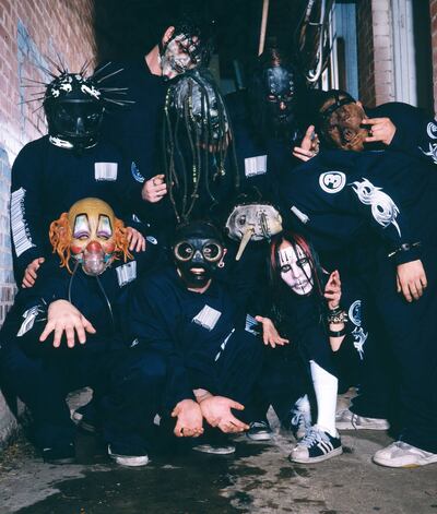 US band Slipknot embodied nu-metal visual aesthetics. Photo: Redferns