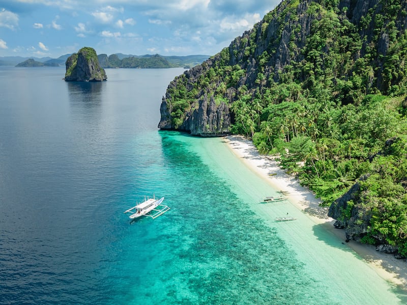 4. Entalula Beach, Philippines. Photo: Getty Images
