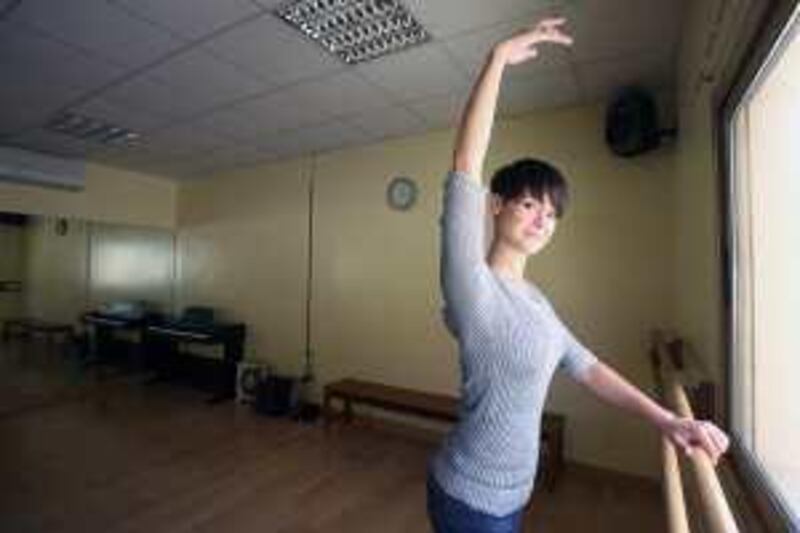 DUBAI, UNITED ARAB EMIRATES - JANUARY 27:  Zoe Edwards, from the UK, pictured at The Ballet Centre, where she teaches dance, in Dubai on January 27, 2010.  (Randi Sokoloff / The National)  For Personal Finance--Money&Me story by Jola Chudy
 *** Local Caption ***  RS011-012710-ZOE.jpg