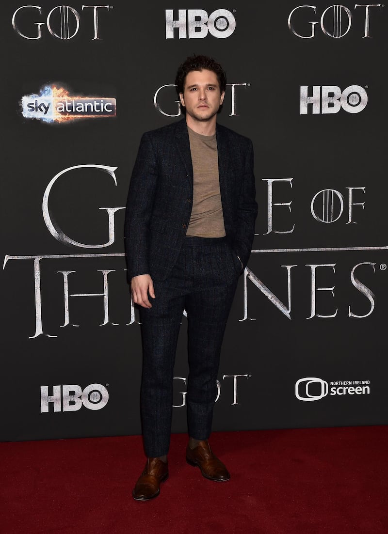 Kit Harington (Jon Snow) at the premiere of season eight of 'Game of Thrones' in Belfast. Getty Images