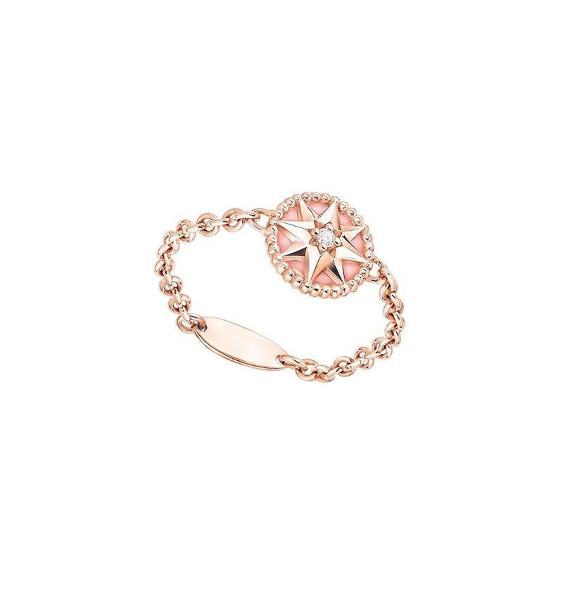 Mini Rose des Vents ring. Courtesy Christian Dior