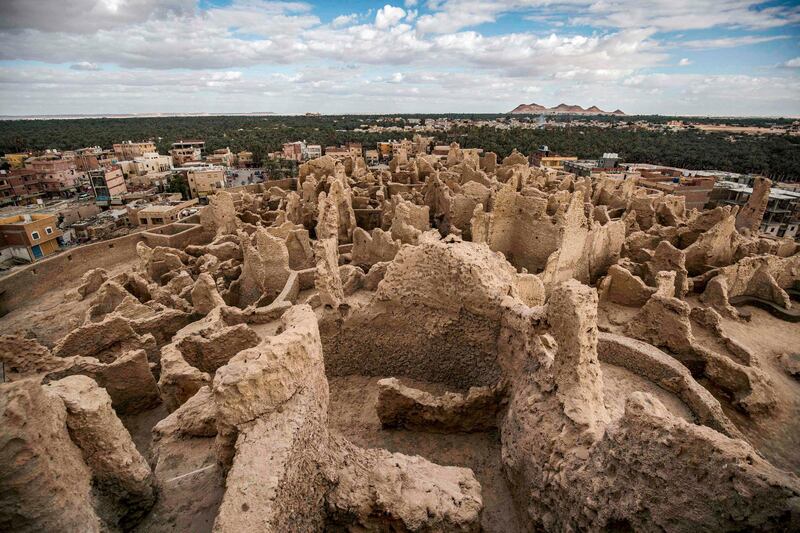 The 13th-century edifice, called Shali or 'Home' in the Siwi language, was built by Berber populations. AFP