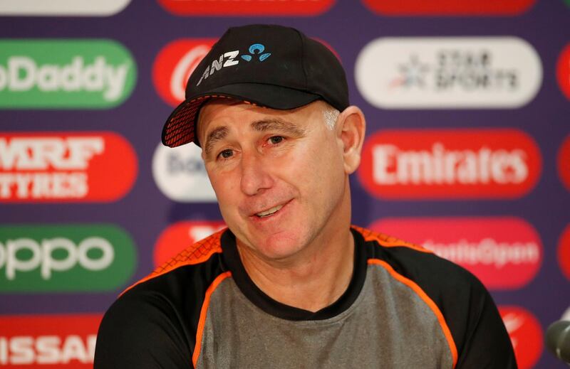 Cricket - ICC Cricket World Cup Final - New Zealand Press Conference - Lord's, London, Britain - July 12, 2019   New Zealand head coach Gary Stead during a press conference   Action Images via Reuters/Andrew Boyers
