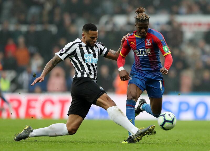 Left midfield: Wilfried Zaha (Crystal Palace) – Led Newcastle a merry dance and won the penalty that Luka Milivojevic scored to probably secure Palace’s survival. Reuters