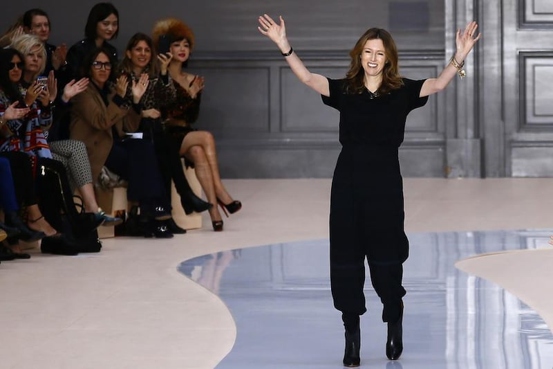 Clare Waight Keller was named British Designer of the Year - Womenswear at the Fashion Awards in London. AP Photo