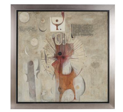 Ibrahim El-Salahi's painting The Last Sound (1964), acquired in summer 2017 by the Barjeel Art Foundation