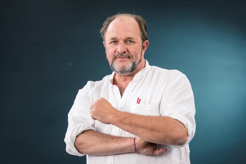 EDINBURGH, SCOTLAND - AUGUST 20:  Scottish historian and writer and curator William Dalrymple attends a photocall during the annual Edinburgh International Book Festival at Charlotte Square Gardens on August 20, 2017 in Edinburgh, Scotland.  (Photo by Roberto Ricciuti/Getty Images)