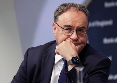 Bank of England Governor Andrew Bailey. Much of the future direction of the pound depends on what the central bank decides to do with interest rates. Reuters