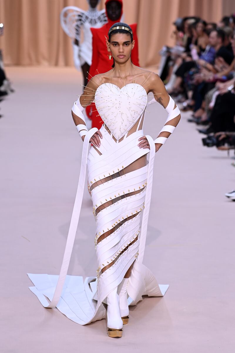 The Jean Paul Gaultier haute couture autumn/winter 2022-2023 show as part of Paris Fashion Week.