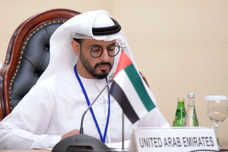 Abdulrahman Al Neyadi represents the UAE at the talks. 