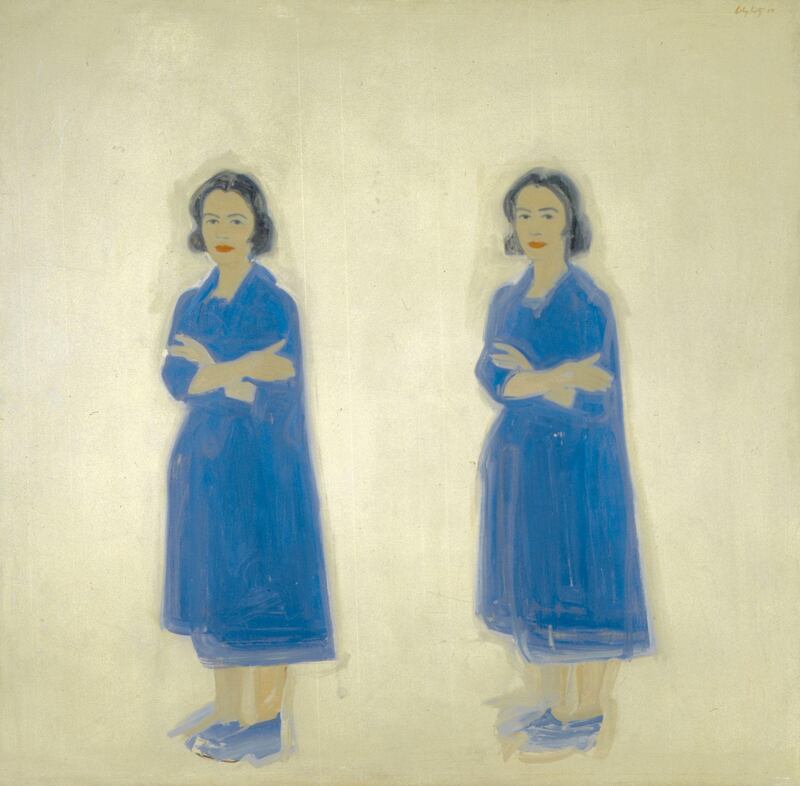 Alex Katz Ada Ada, 1959 Oil on canvas, 49 x 50 in. Grey Art Gallery, New York University Art Collection. Gift of Mr. and Mrs. Samuel Golden, 1963.13.