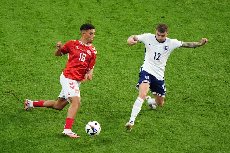 (On for Kristiansen 57’) Wasted opportunity after catching Guehi in position but took too long with England defender able to get back and block cross. PA