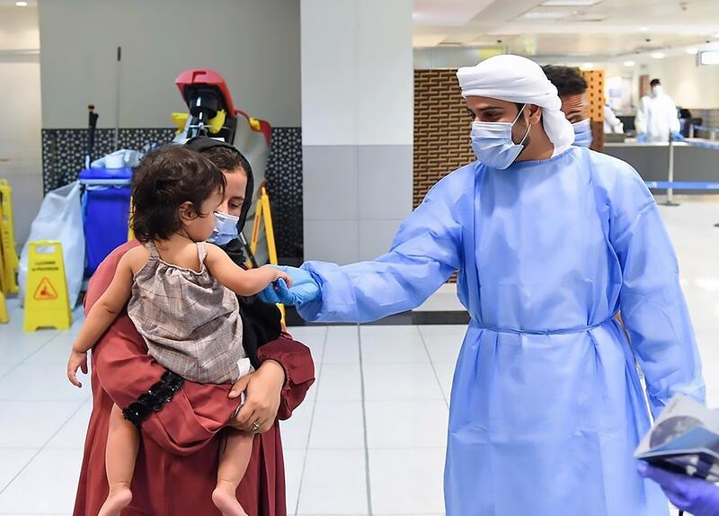 Thousands of Afghan evacuees are being brought to the UAE. Photo: Instagram/@AnwarGargash