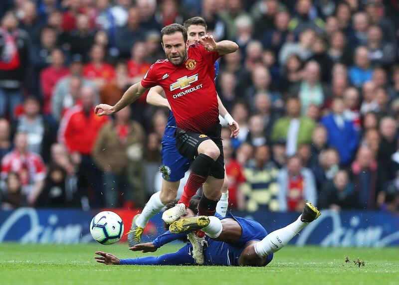 Centre midfield: Juan Mata (Manchester United) – A surprise selection, the Spaniard marked his 31st birthday by breaking the deadlock against his former club Chelsea. EPA