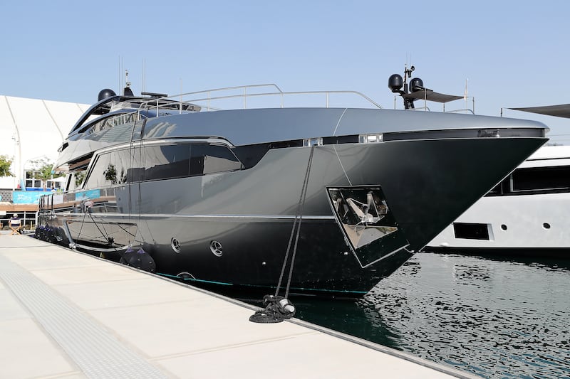 With three double suites and a twin located below on the lower deck, the Riva 100 Corsaro can accommodate up to 10 guests with a base price tag of about $10m dollars