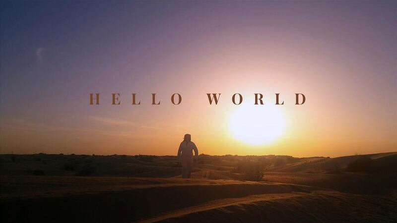 Kamil Roxas's Hello World. Roxas has been crowned the winner of ‘The Reel Dubai’ Short Film Contest. Courtesy Dubai International Film Festival