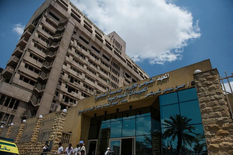 Sharjah based Big Heart Foundation has donated Dh33 million to the National Cancer Institute in Cairo.Courtesy The Big Heart Foundation