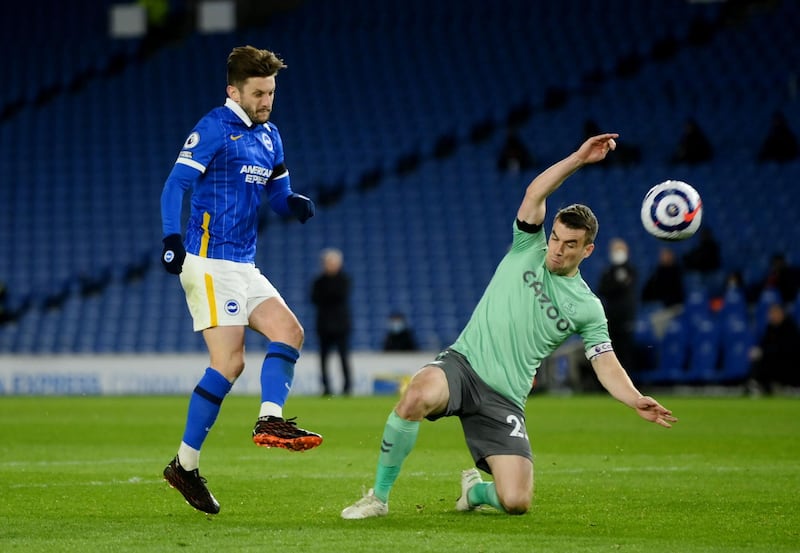 Seamus Coleman 7 - Provided good support in attack and was solid in defence, blocking a Brighton chance in the second half. A captain’s display from Coleman who produced one of Eveton's brighter performances on the night. euters