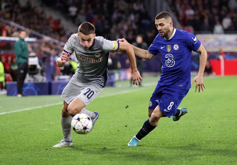 Mateo Kovacic, 8 – Caught in possession taking a needless risk by Dedic who was able to force a Salzburg corner, but he swept the visitors ahead in style with an excellent first-time finish that came out of nowhere, and he was awesome beyond that. PA
