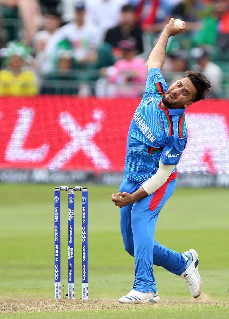 Rashid Khan (Afghanistan) signed for Trent Rockets in £125,000 salary band as overseas player.  PA