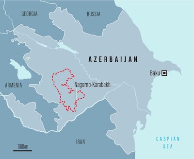 The contested region Nagorno-Karabakh