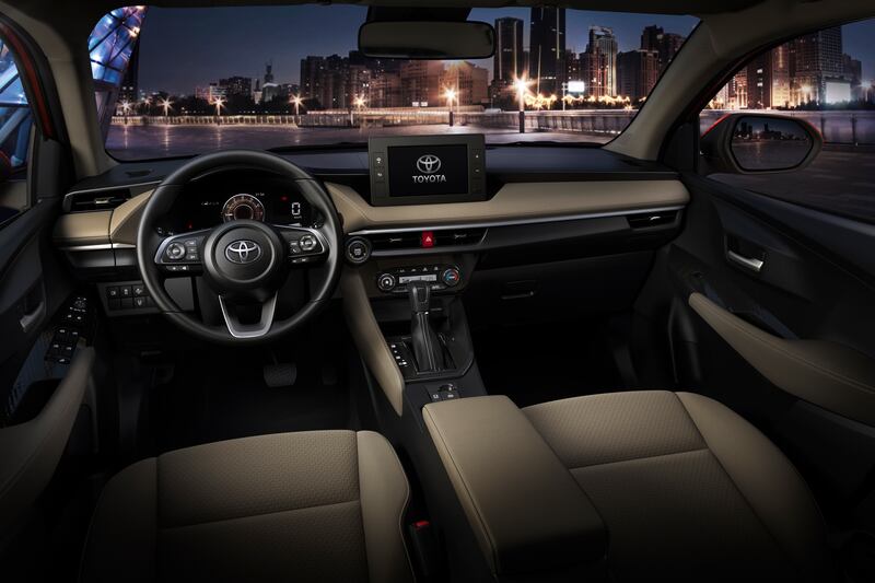 The Yaris's interior has been designed to increase comfort levels.